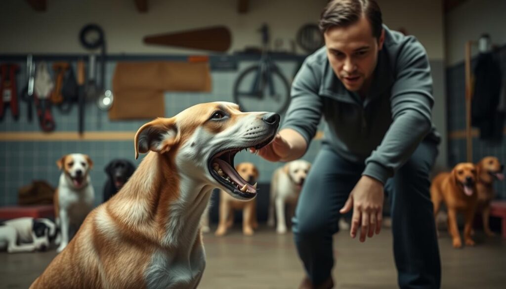 agresividad canina y problemas de comportamiento