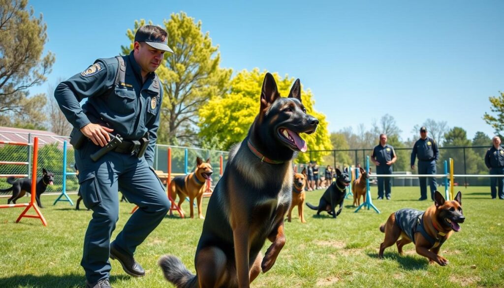 escuela de adiestramiento canino de carabineros