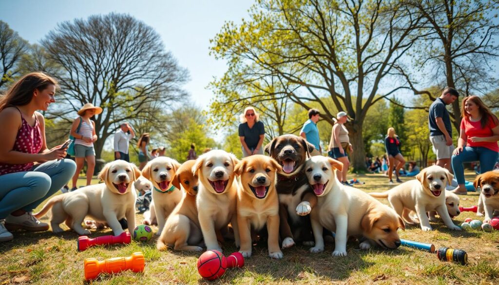 socialización de cachorros